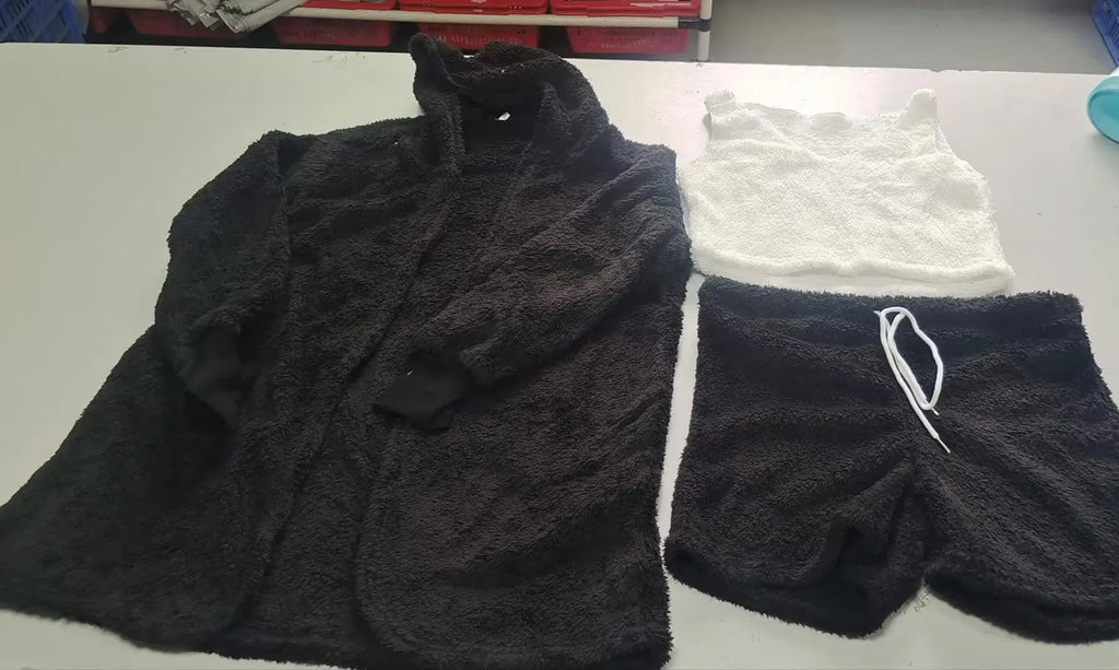 3pcs Womens Clothing Pajama Set
